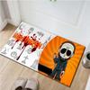 1pc Office Carpet Chair Mats Halloween Horror Icons Perfect for Office Chairs, Living Rooms, Or Bedrooms,Polyester Carpet.HDT166