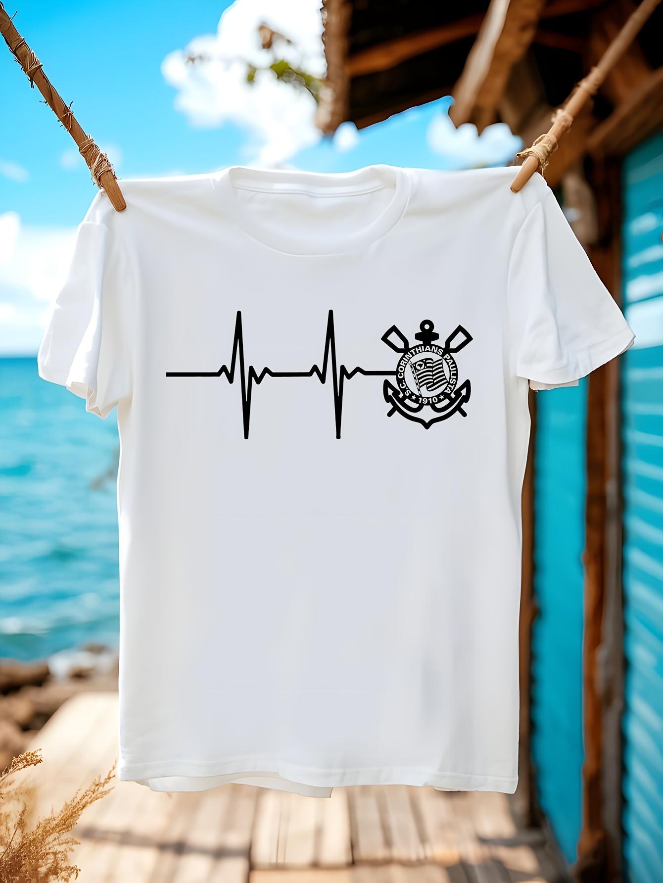 Corinthians Brazil Retro T-shirt - Heavyweight 100% Cotton Oversized Tee XXXL