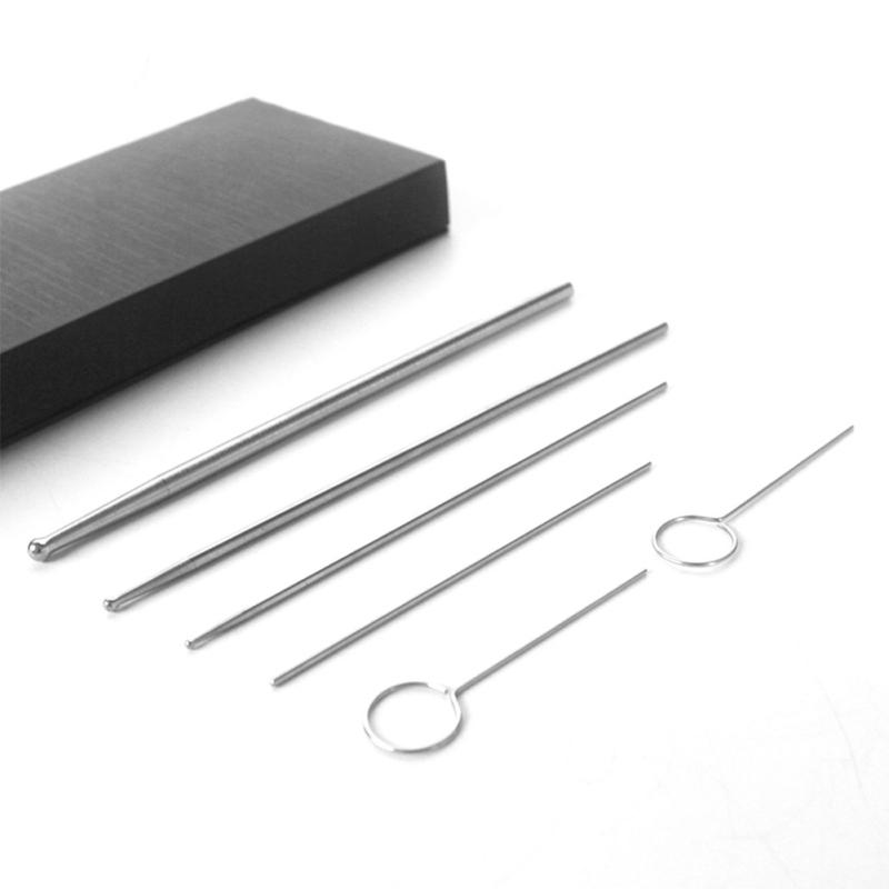 1 Set Of Stainless Steel Reptiles Snake Sexing  Probes Professional Gender Detector With Round Ball