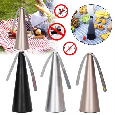 Practical Fly Repellent Fan with Soft Blades, USB or Batteries Powered, Soundless and Portable Fly Fan Keeps Your Food Clean