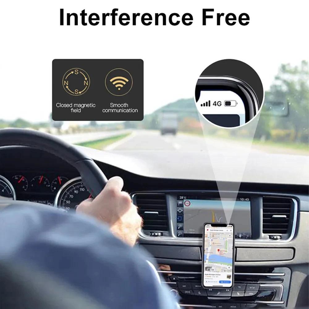 Magnetischer Autotelefonhalter, 360° drehbar, Auto-Lüftungsschlitz-Clip-Halterung, GPS-Navigationshalter, Smartphone-Unterstützung im Auto für iPhone Samsung