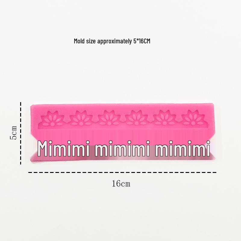 Vintage Pattern Fondant Silicone Mold Cake Border Decoration Set