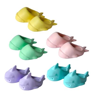 YMY Ob11 Animal Doll Shoes for 11cm Body, Ob11 Molly, GSC 1/12 BJD Shark Platypus Slippers, Cute Shoes
