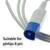 Compatible for Ph*ili*ps 8 Pin Patient Monitors, Disposable SPO2 Probe Sensor, SPO2 Finger Sensor,  Blood oxygen Saturation Data Monitoring