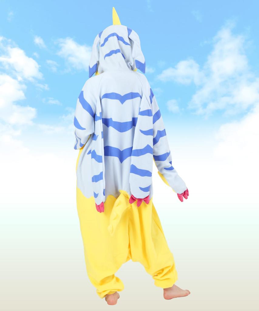 Charakterový fleecový kigurumi Digimon Gabumon [SAZAC]