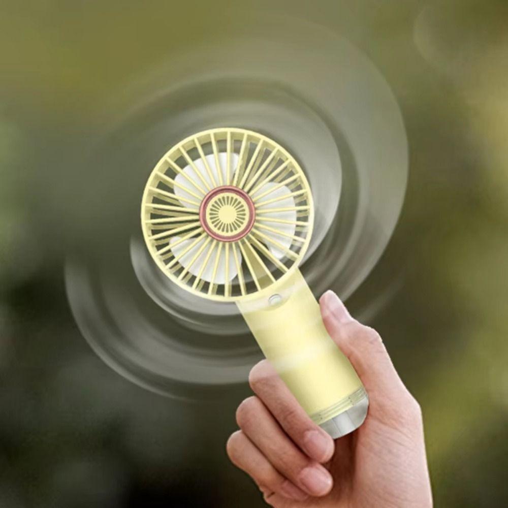 Portable Handheld Spray Fan USB Rechargeable Fast Cooling Fan Handheld Misting Fan  Hot Weather