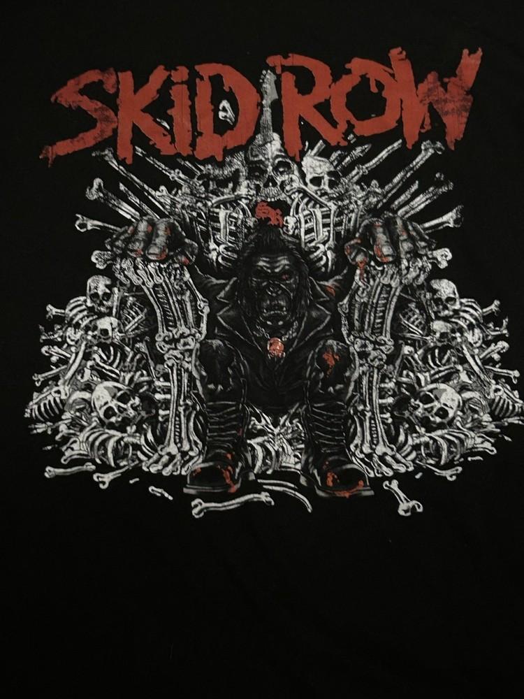New Skid Row Vtg Monkey Business All size Black Shirt S035 Unisex T-Shirt S