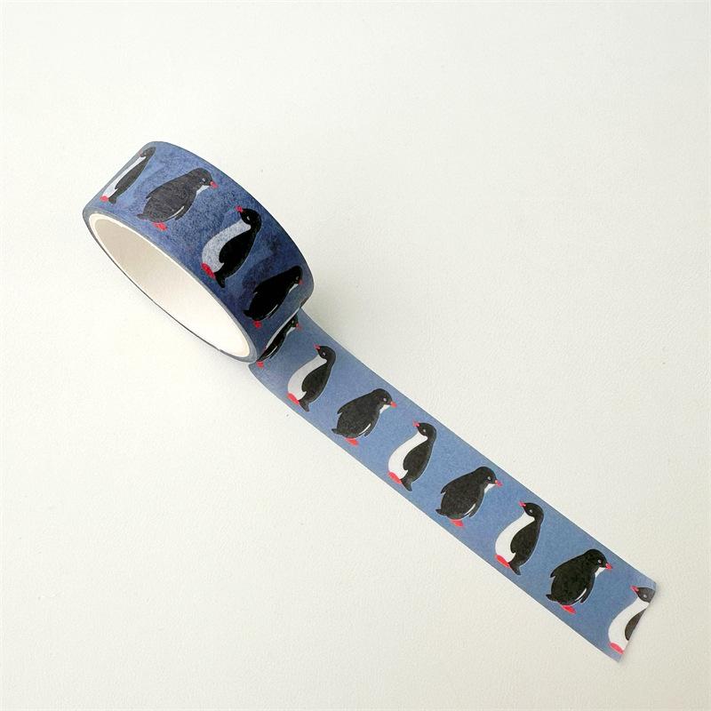 5m Cartoon Animal Plants Pattern Washi Tape Decorative Sticker Stationery Planner Tape Sticker DIY Scrapbooking Journal Decor