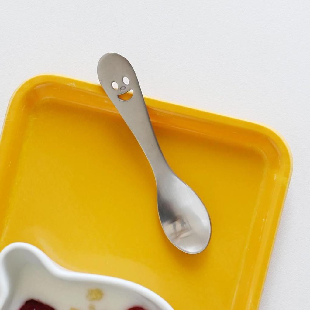 Allstainless steel mini cutlery baby food oval spoon