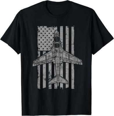 EA-6B Prowler Militärflugzeug Vintage Flaggen T-Shirt Unisex T-Shirt