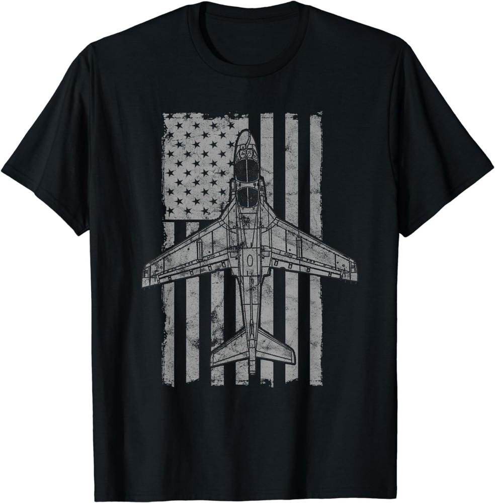 EA-6B Prowler Military Airplane Vintage Flag Tee Unisex T-Shirt
