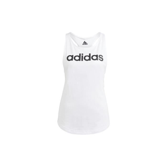 T-Shirt Femme - Adidas - Essential Loose - Blanc - Manches courtes - Respirant
