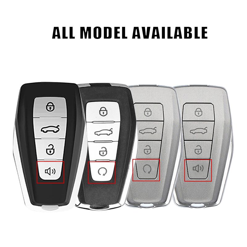 Soft TPU Car Key Case Fob Protector for Geely Coolray X6 X7 EX7 2024 Geometry C Emgrand UV GT GC9 Starray Accessories Keychain