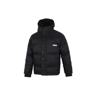 Volume Down Hooded Jacket Men Outerwear Black 534934-01