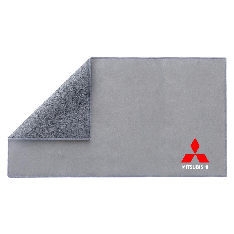 Car Interior Cleaning Soft Brush With Car Wash Towel Microfiber Cleaning Rag Cloth For Mitsubishi Pajero Outlander XL Montero