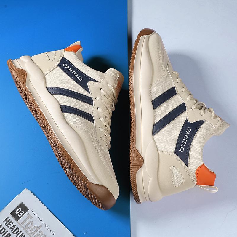 Fashion Men Shoes New Style Male Shoe Casual Breathable Sport Trendy All-Match Outdoor Thick Bottom Mans Sneakers Popular Model Trend Ru