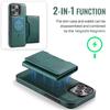 For Magsafe Wireless Charge Case For iPhone 16 e 15 14 Plus 13 12 Pro Max 2 in 1 Detachable Cards Leather Wallet Cover