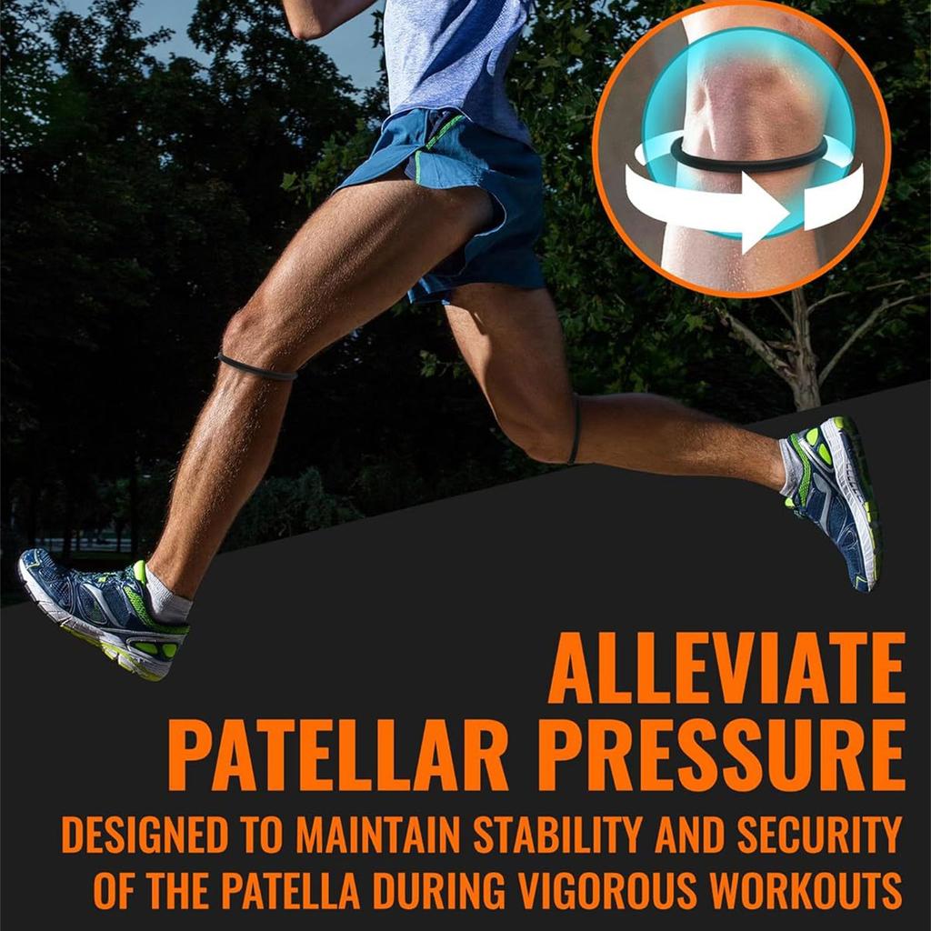 Patella Knee Bands Patellar Tendon Support Strap Patella Band Silicone Knee Brace Knee Bands for Men and Women