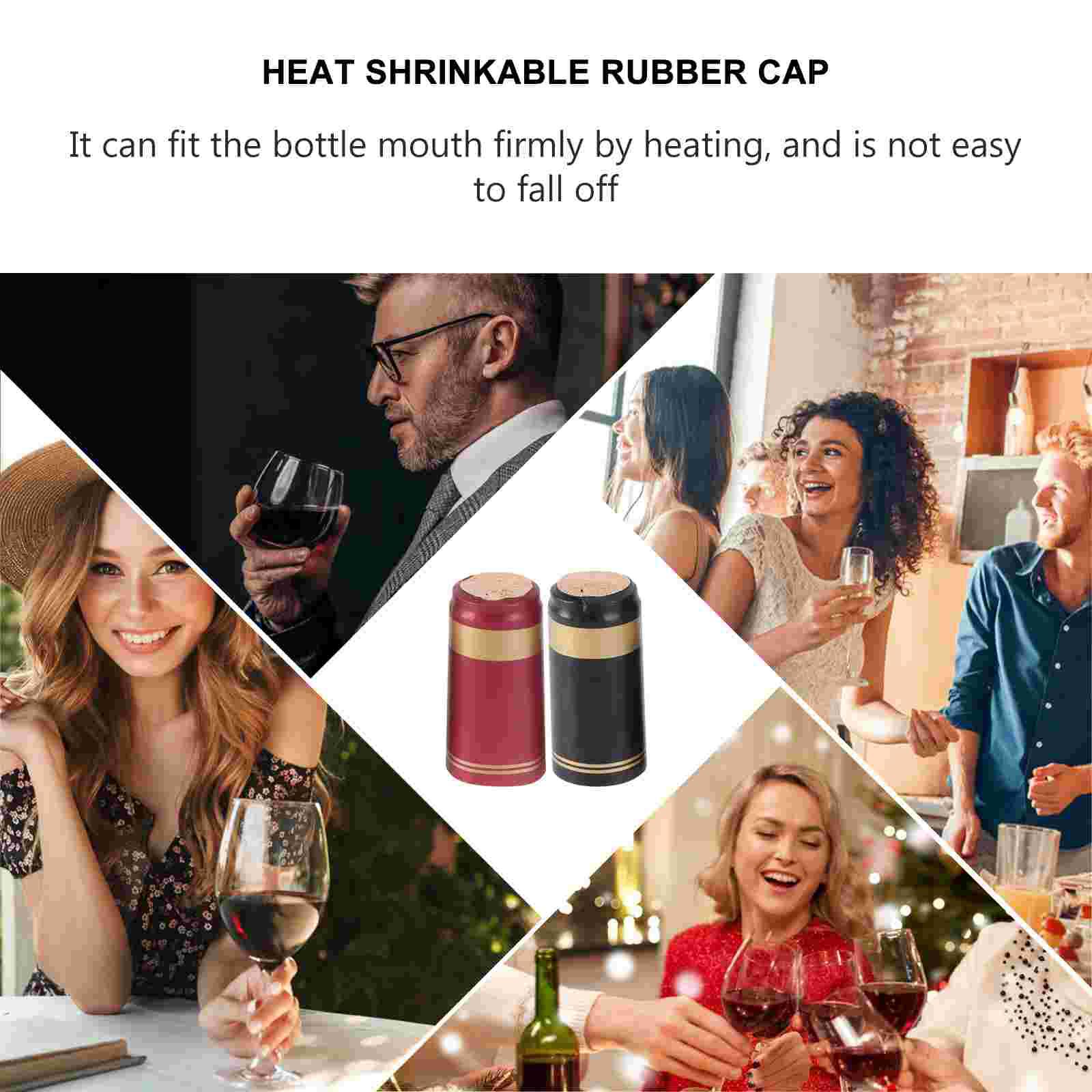 100 шт. термоусадочные колпачки для бутылок капсулы колба домашнее пивоварение — фото 6