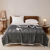 Spring Autumn Warmth Flannel Blanket Soft Comfortable Bed Blankets High Quality Keep Warm Multi-functional Sofa Blanket Shawl