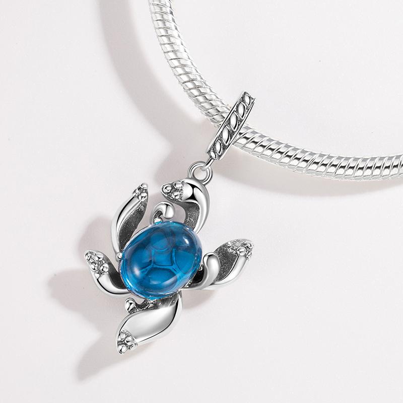 925 Silver Sea Turtle Crab Starfish Fish Charms Pendants For DIY Jewelry Making Bracelets Necklaces
