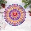 10 Inch Hanging Wind Spinner with 360 Degree Hook for Balcony Garden Decor Spring Summer Outdoor Decoration