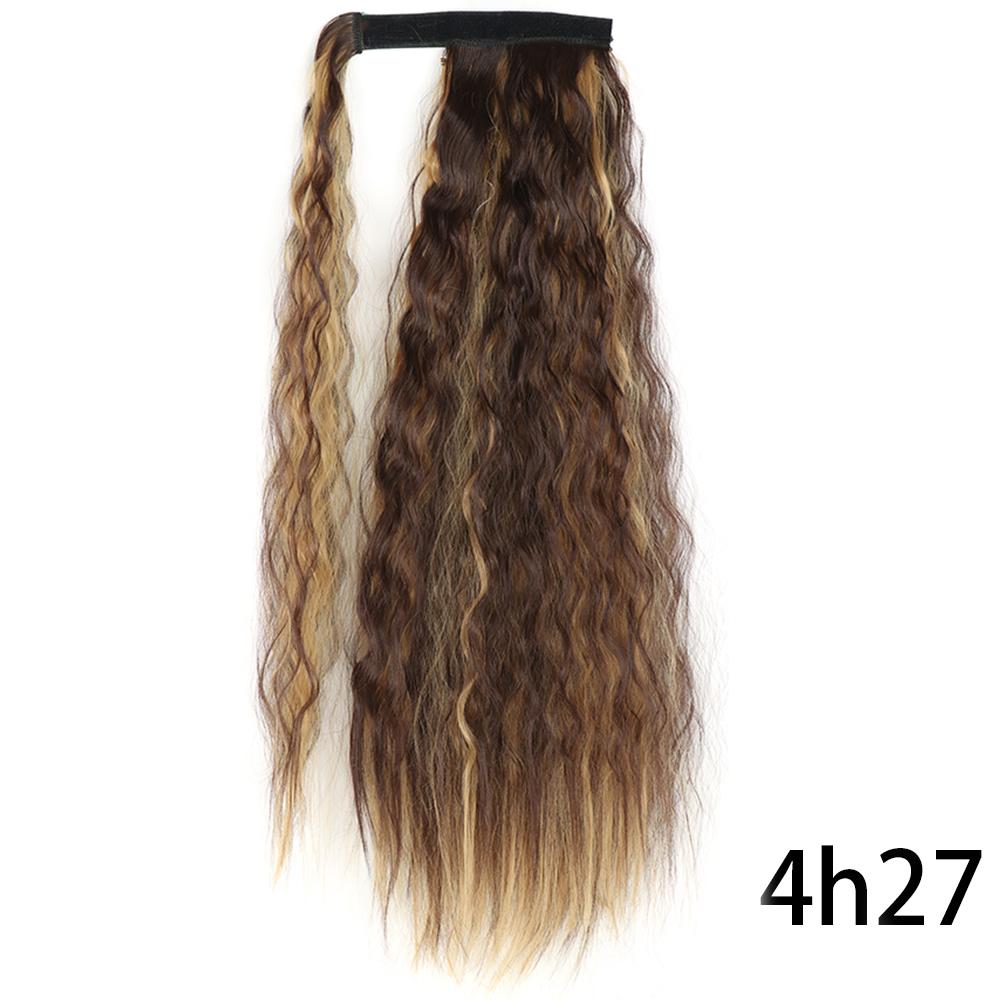 MISS WIG Women Synthetic Long Straight Ponytail Extensions Heat Resistant Hair 22 and 34 Inch Wrap Around Pony Hairpiece for Women