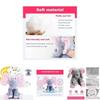 Entzückendes Kuckuck-Elefanten-Singendes Baby-Plüschtier für Kinder in Rosa und Grau