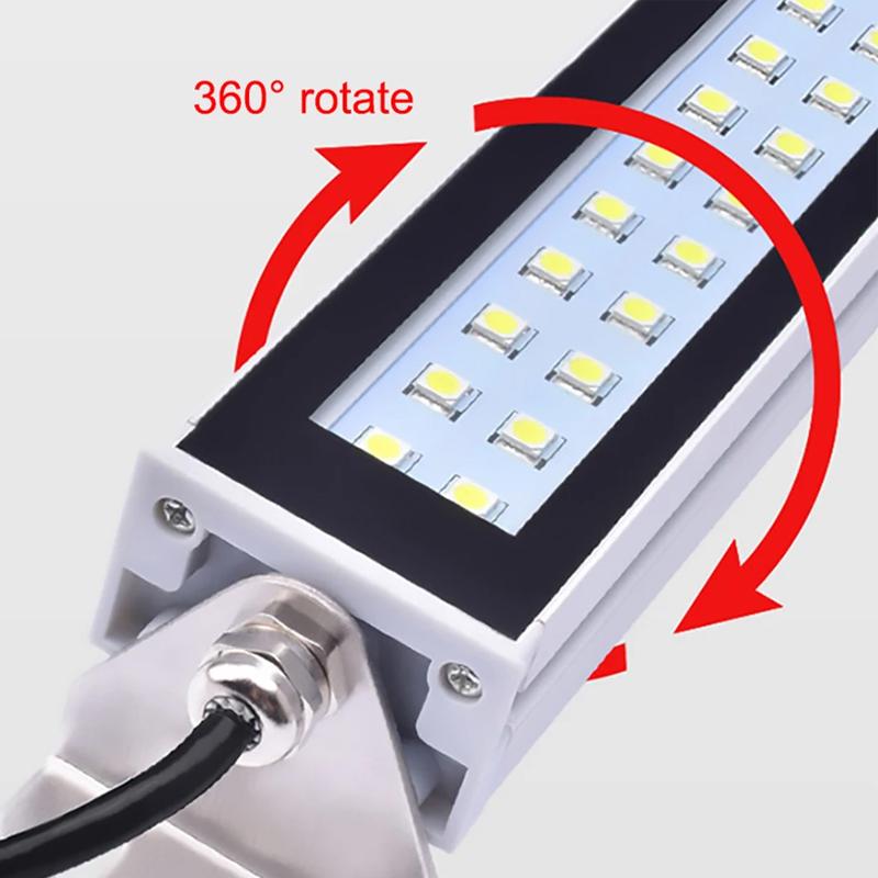 100-230V Led Machine Tool Work Light Waterproof Oil-proof Explosion-proof Lamp CNC Lathe Lighting Lamp Aluminum Alloy Led Lamps