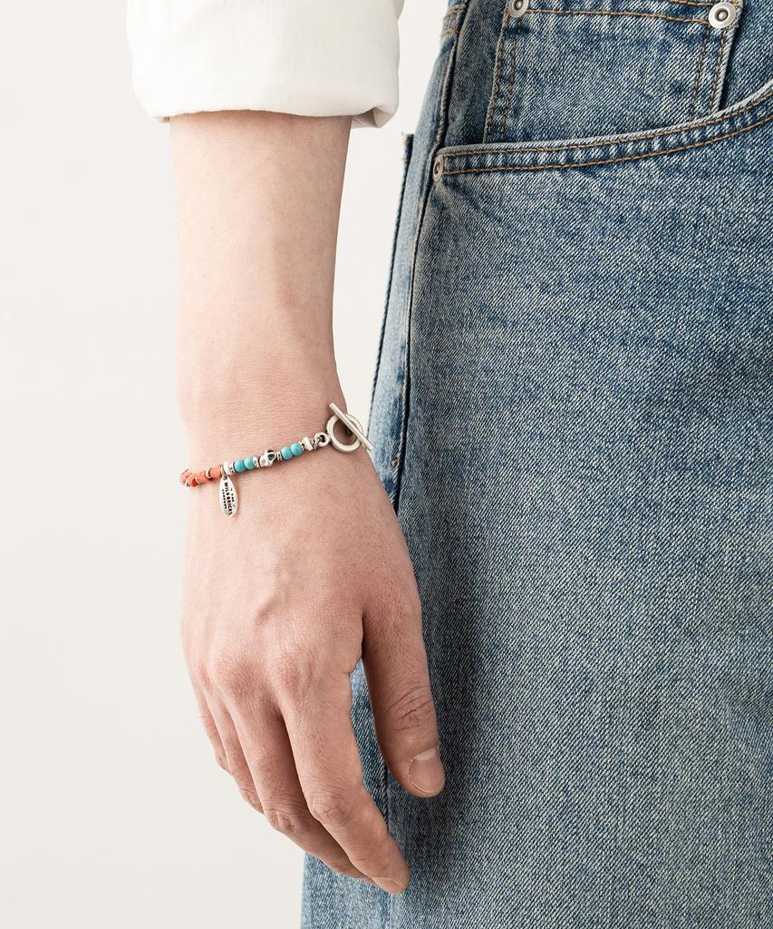 Wild Bricks W23 Gemstone Bracelet (Orange)