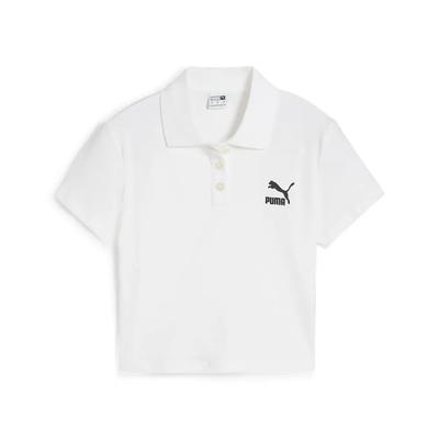 Classics Polo Baby Tee Women Tops White 628048-02