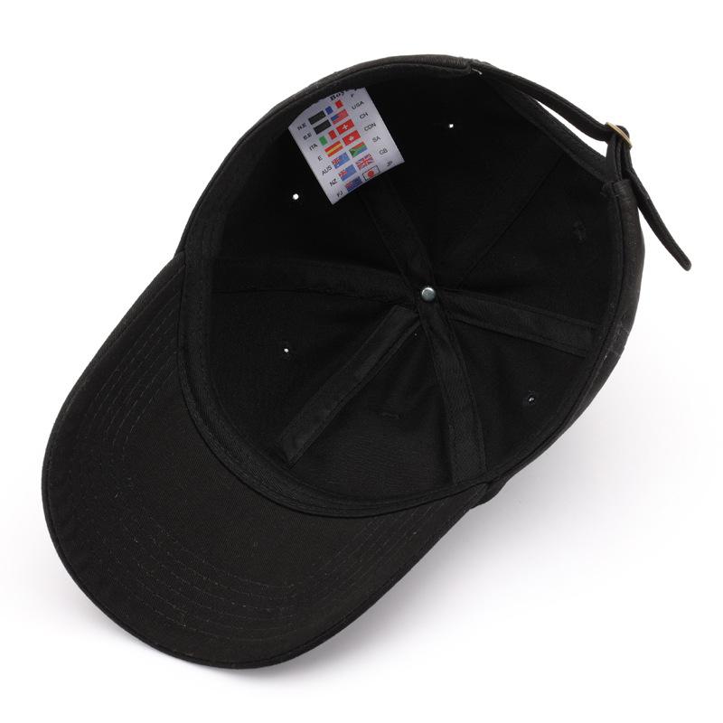 Hat Spring and Autumn Personality Solid Color Light Board Washed Baseball Cap Outdoor Sports Travel Sunscreen Shade Cap