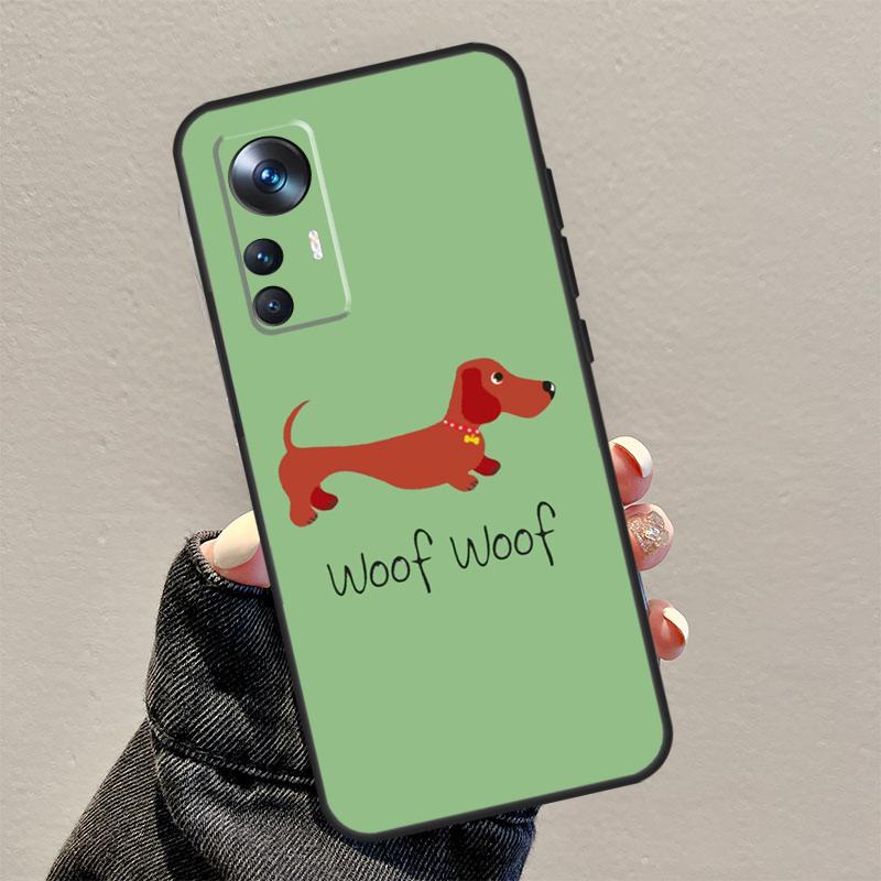 Dachshund Sausage Dog Case For Xiaomi 14T 11T 12T 13T Pro 15 13 14 Ultra Cover For POCO F7 F5 F6 X3 X5 X6 X7 Pro