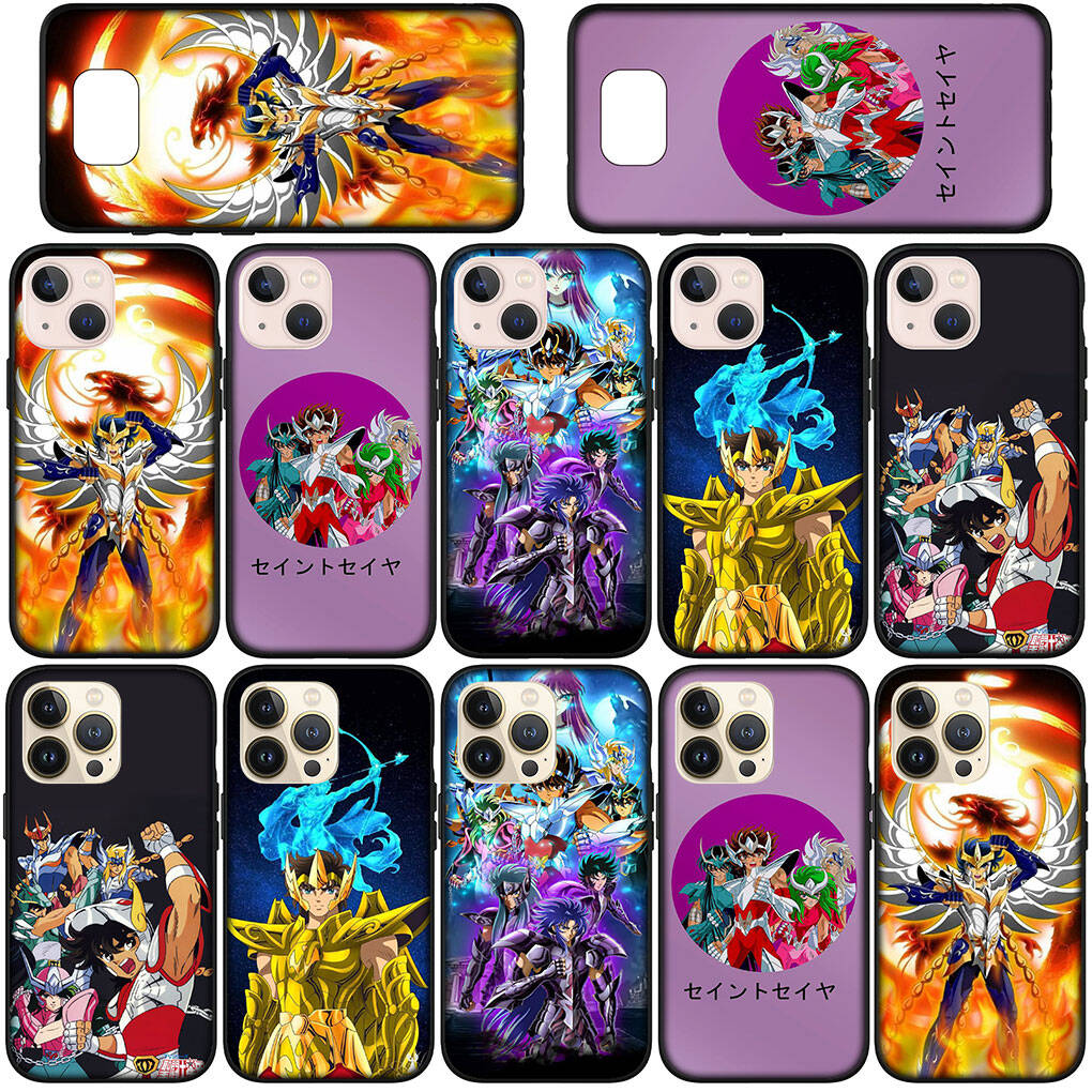 Phone Case for Samsung Galaxy S25 S23 S22 S24 Ultra FE S9 A05 A06 A15 A16 A36 A37 A35 A54 A55 A56 A57 A25 A26 A53 A17 Poster Saints Anime Seiyas Cover