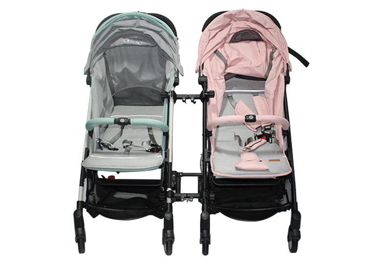 Zwillingskinderwagen-Verbindungsstück für dasselbe Modell - Einzelkinderwagen in Doppelkinderwagen für zwei Babys umwandeln
