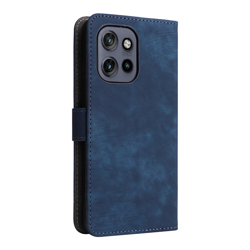 For Motorola Thinkphone 25 5G/Edge 50 Neo 5G/Moto S50 5G Wallet Case RFID Blocking PU Leather Cover Stand View