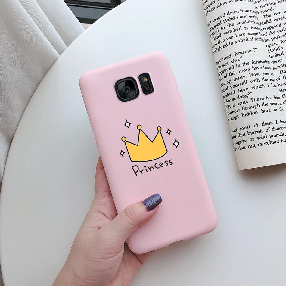 Cute Cat Cactus Silicone Case For Samsung Galaxy S6 Edge S7 Edge Cover Soft Slim Funda For Samsung S6 S7 Edge S6edge S7edge Case
