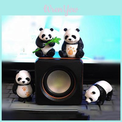 Adorable 4pcs/set Lovely Mini Panda Action Figure Collection Toys For All Ages