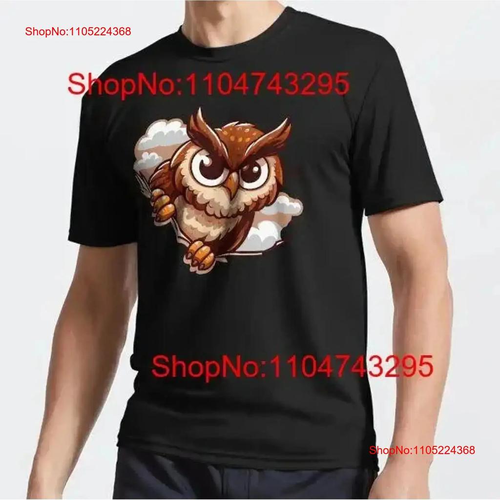 MOST POPULAR Funny Peek Owl Active Design Awesome Idea T Shirt Vintage Washed Stretched Breathable Casual Comfortable Vintage