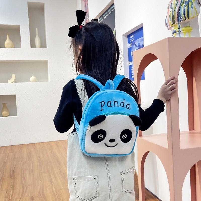 Plush Kids Animal Backpack With Large Capacity For School And Daycare Use