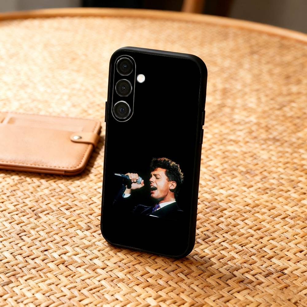 

L-Luis M-Miguel Singer Phone Case For Samsung A73,72,71,53,52,51,22,91,80, Soft Black Cover Samsung a31