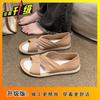 Niche soft-soled beach flat-bottomed women's cool slippers 2025 new outer wear summer fashion versatile non-slip sandals