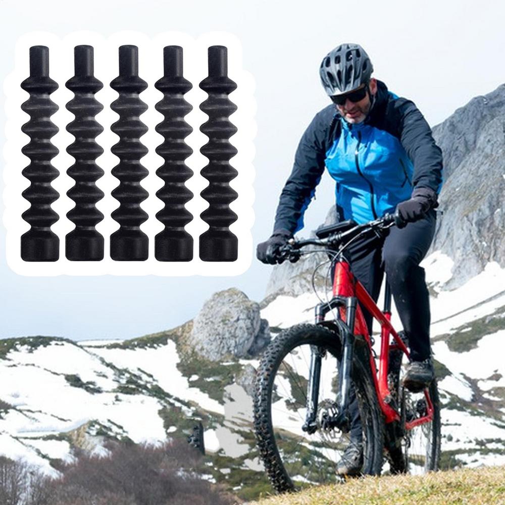 Brake Lines Protection Cover 5 Pieces Dust Proof Bike Brake Noodle Cable With Shock Absorption Bicycles Parts And Tools For