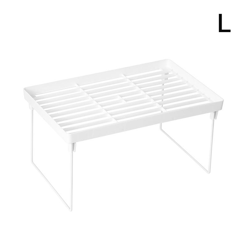 

Складная полка для хранения вещей Кухня Ванная комната Складной шкаф для хранения вещей Кухня Новинка Аксессуары Органайзер для предметов L