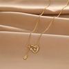 Tassel Gourd Necklace Women'S Light Luxury Simple Design Wind Blessing Pendant