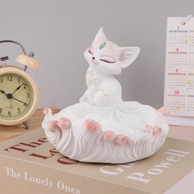 Nine-Tailed Fox Storager Desktop Ornaments Jewelry Key Storage Rack Key Holder An Entryway Decoration Home Decoration Gift