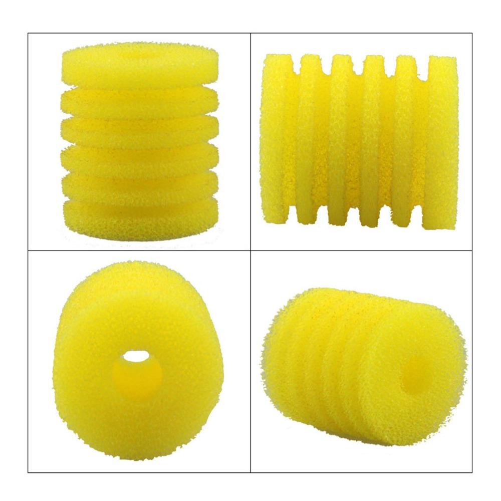 3Pcs Set Cylindrical Shape Fish Tank Filter Sponge Sponge Cylindrical Filter Sponge Aquarium