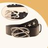 All Matching Waist Belt Star Studded Skinny Waistband Fashion Dress Belt Elegant Adult Pants Belt Simple Waist Decors