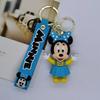 Creative Cartoon Dropping Glue Mickey Minnie Doll Keychain Bag Car Keychain Accessories Gift Wholesale Toys Anime Cartoon Frind