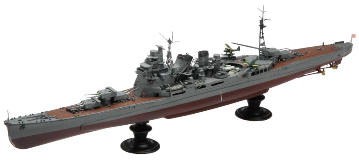 

Aoshima Bunka Kyozaisha Ironclad Steel Ship Japanese Navy Heavy Cruiser Takao 1942 Retake 1/350